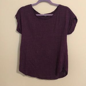 Ann Taylor Purple Shirt